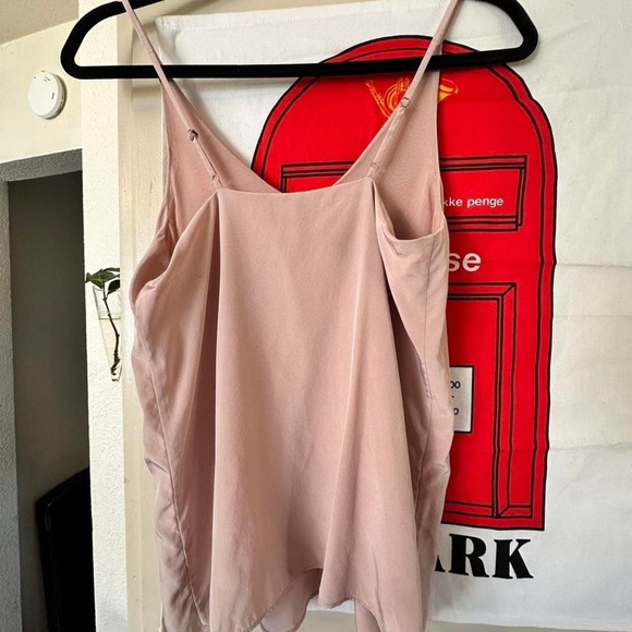 100% Silk Tibi Rose Pink Cami Size 00 Original Price $275 Feminine Boho Fairy - Picture 4 of 8